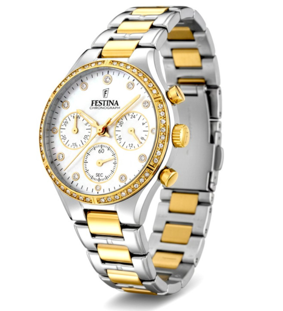 Zegarek damski Festina Boyfriend Chronograph 36 mm 20402/1 